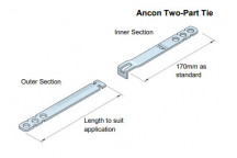 ANCON 2PT175CAV Two Part Cavity Wall Tie 175mm Cavity