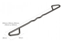 TEC TIES TT1300 Heavy Duty Stainless Cavity Wall Tie 300mm (250)